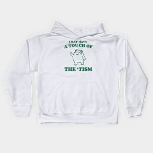 Touch Of The Tism, Frog Meme, Weird T Shirt, Funny T Shirt, Meme T Shirt, Trash Panda Kids Hoodie